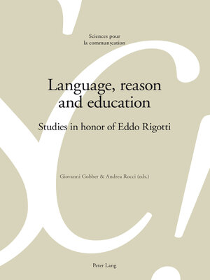 cover image of Language, reason and education